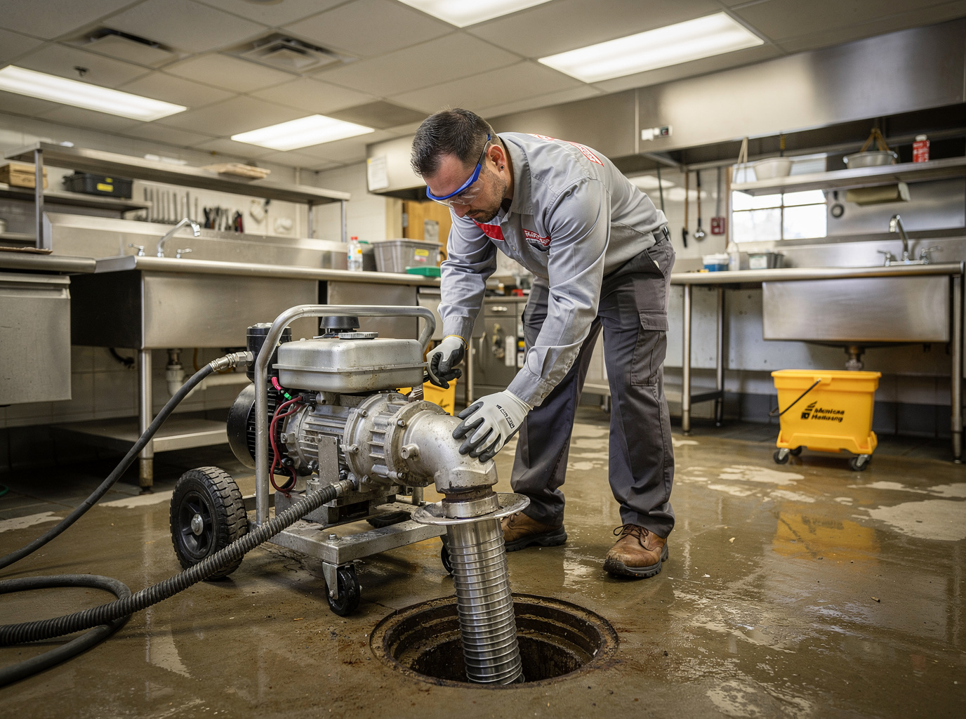 Commercial drain cleaning in Smithtown
