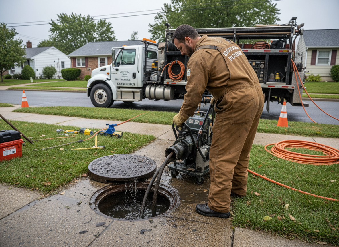 Emergency drain cleaning in Smithtown